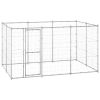 Outdoor Dog Kennel Galvanized Steel 78.1 ftÂ¬â‰¤