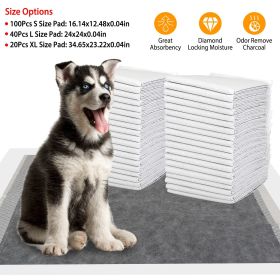 40Pcs Dog Pee Training Pads Super Absorbent Leak-proof Quick Dry Pet