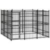 Outdoor Dog Kennel Steel 89.2 ftÂ¬â‰¤