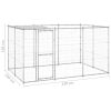 Outdoor Dog Kennel Galvanized Steel with Roof 78.1 ftÂ¬â‰¤