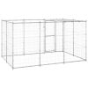 Outdoor Dog Kennel Galvanized Steel with Roof 78.1 ftÂ¬â‰¤