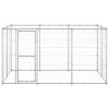 Outdoor Dog Kennel Galvanized Steel 78.1 ftÂ¬â‰¤