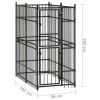 Outdoor Dog Kennel Steel 19.8 ftÂ¬â‰¤