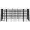 Outdoor Dog Kennel Steel 148.8 ftÂ¬â‰¤