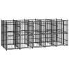 Outdoor Dog Kennel Steel 99.2 ftÂ¬â‰¤