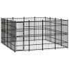 Outdoor Dog Kennel Steel 158.8 ftÂ¬â‰¤