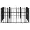 Outdoor Dog Kennel Steel 158.8 ftÂ¬â‰¤